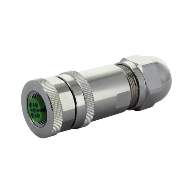 M12 FEMALE 0 A-COD. SCREW TERMIN