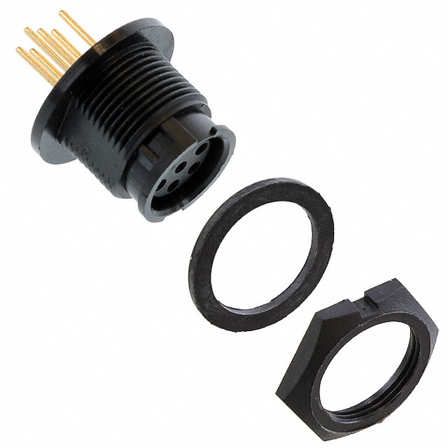 CONN RCPT FMALE 6POS GOLD SOLDER
