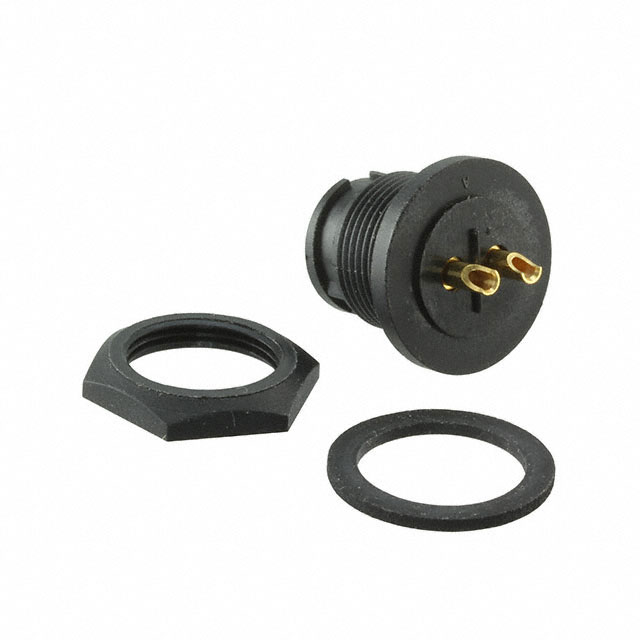CONN RCPT MALE 2P GOLD SLDR CUP