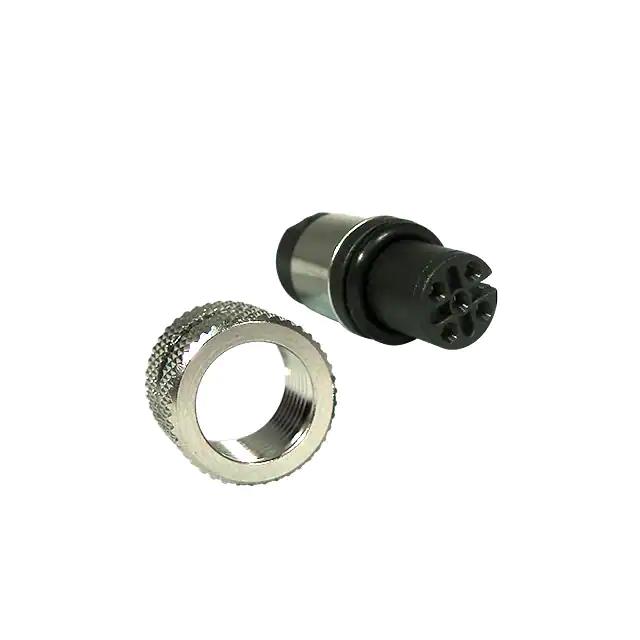 M12 5P A-CODE FEMALE SS SHELL, S