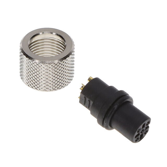 IP67 FEMALE M12 CABLE MOUNT 5 PO