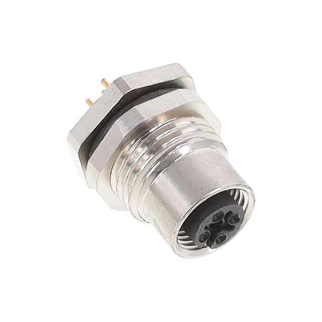 BULKHEAD CONN. M12 REAR MT. 5-PO