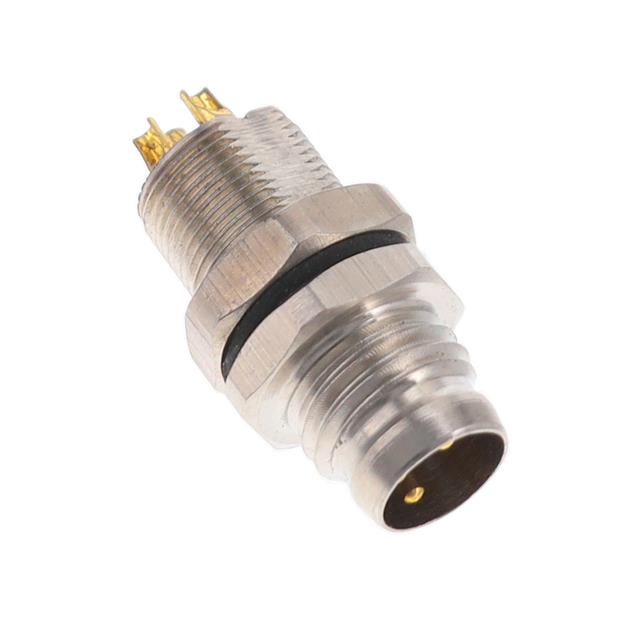 BULKHEAD CONN. M8 FRONT MT. 3-PO