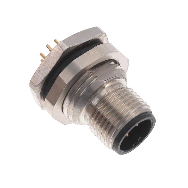 BULKHEAD CONN. M12 REAR MT. 8-PO