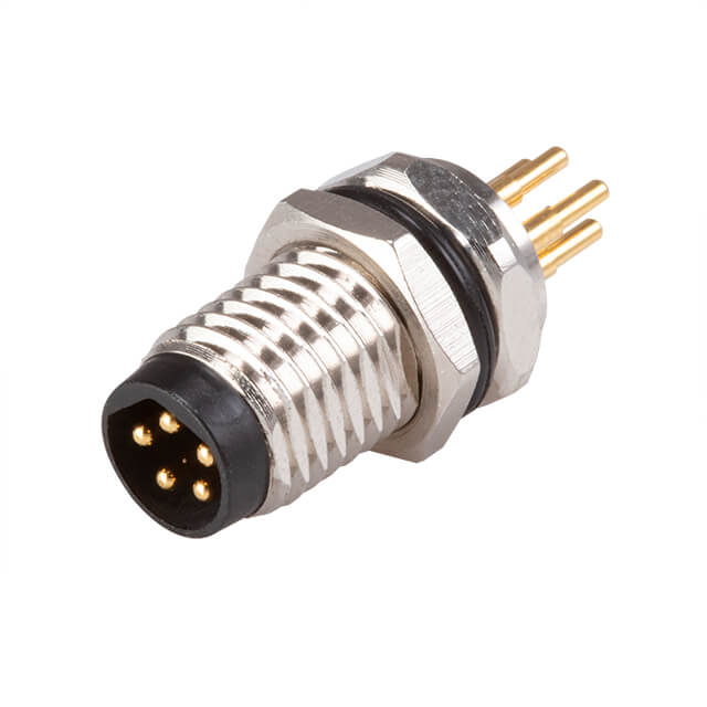 5 PINS, PANEL MOUNT, FRONT FASTE