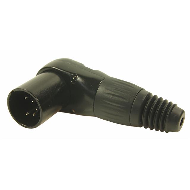 RAMP 5P XLR MALE PLUG BLACK