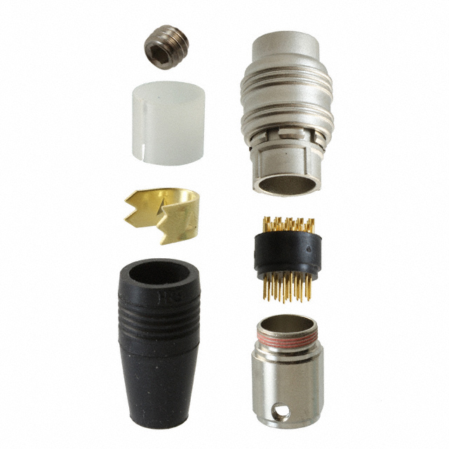 CONN PLUG MALE 20P GOLD SLDR CUP