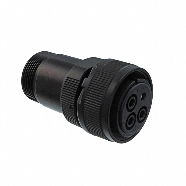 CONN PLUG FMALE 4P SOLDER CUP