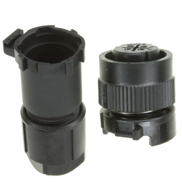 CONN PLUG FMALE 4P SOLDER CUP