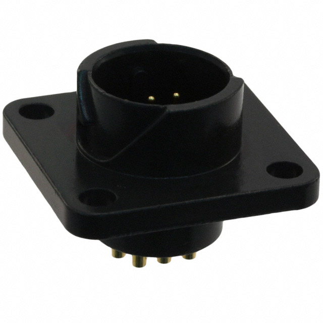CONN RCPT MALE 10POS SOLDER CUP