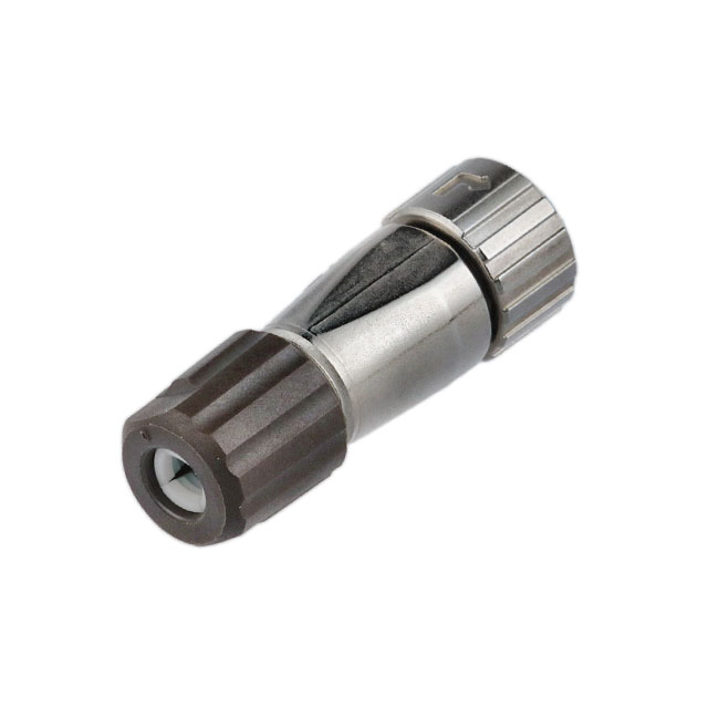 CONN PLUG FMALE 6P GOLD SLDR CUP