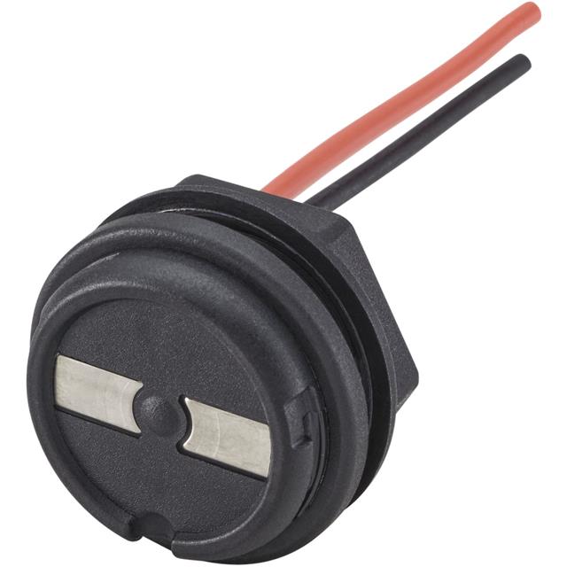 CONN CIRC RCPT 2POS NICKEL SLDR