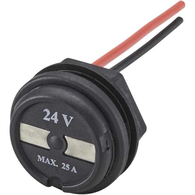 CONN CIRC RCPT 2POS SOLDER