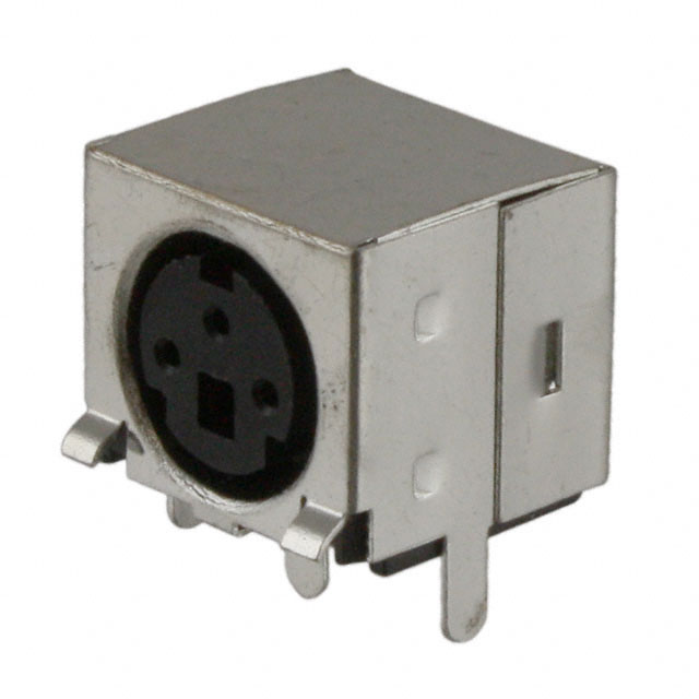 CONN RCPT FMALE MINI DIN 3P SLDR