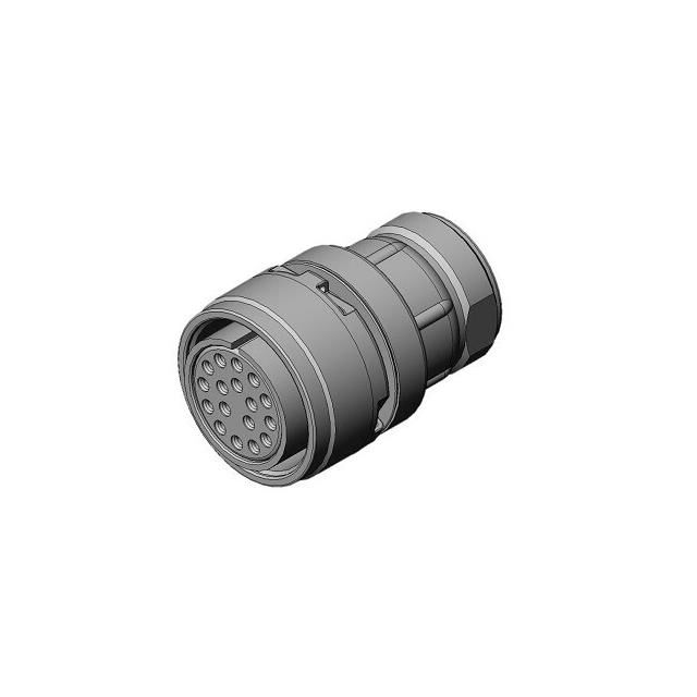 CONN PLUG FMALE 17P SOLDER CUP