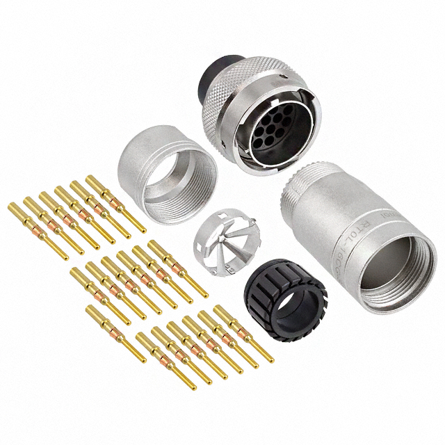 CONN PLUG MALE 19POS GOLD CRIMP