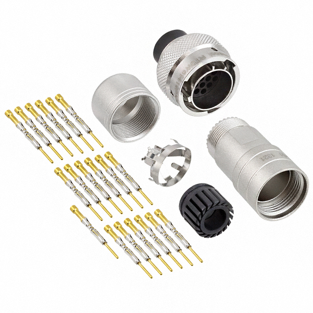 CONN PLUG MALE 19POS GOLD CRIMP