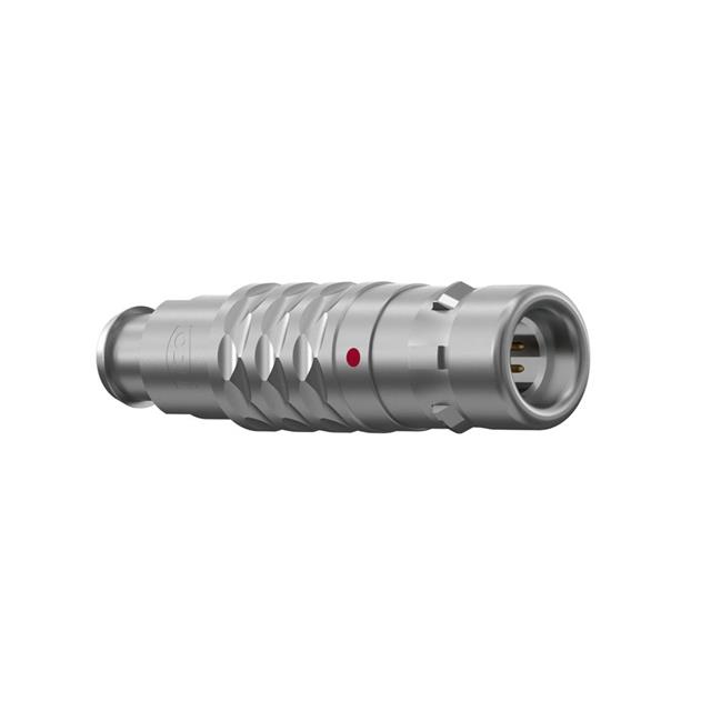 CONN PLUG MALE 3P GOLD SLDR CUP