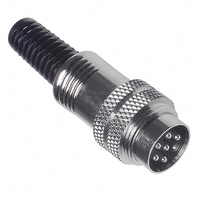 CONN PLUG MALE DIN 6P SOLDER