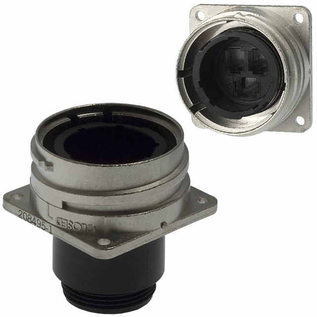 CONN RCPT HSNG MALE 3POS PNL MT