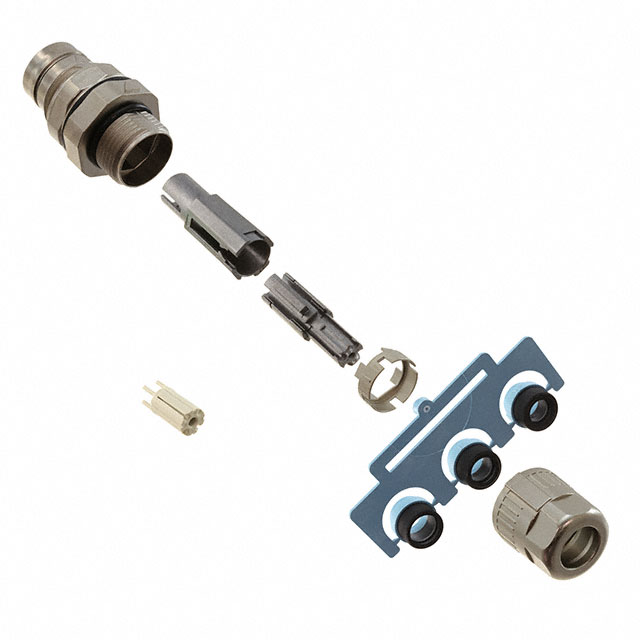 CONN PLG HSG F 5P INLINE PNL MT