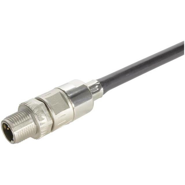 M12 D-CODE 4PIN MALE SHIELDED, C
