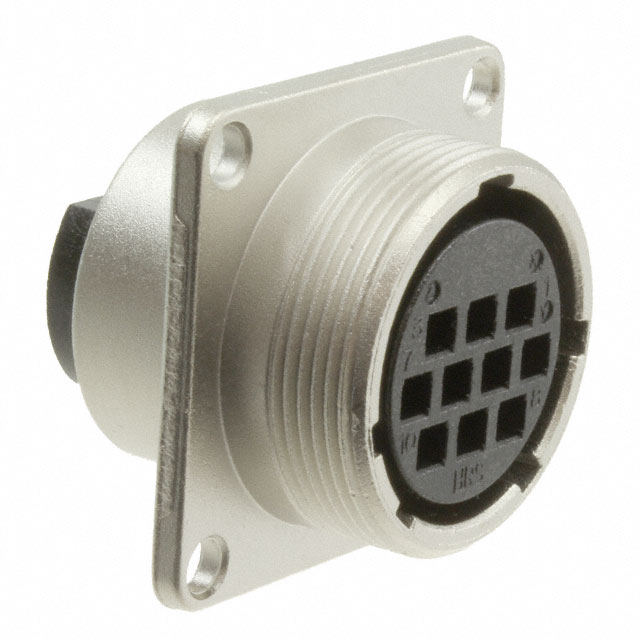 CONN RCPT HSG FMALE 10POS PNL MT