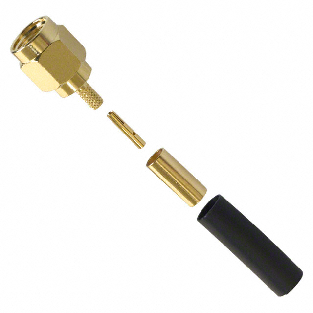 CONN RPSMA PLUG STR 50OHM SOLDER