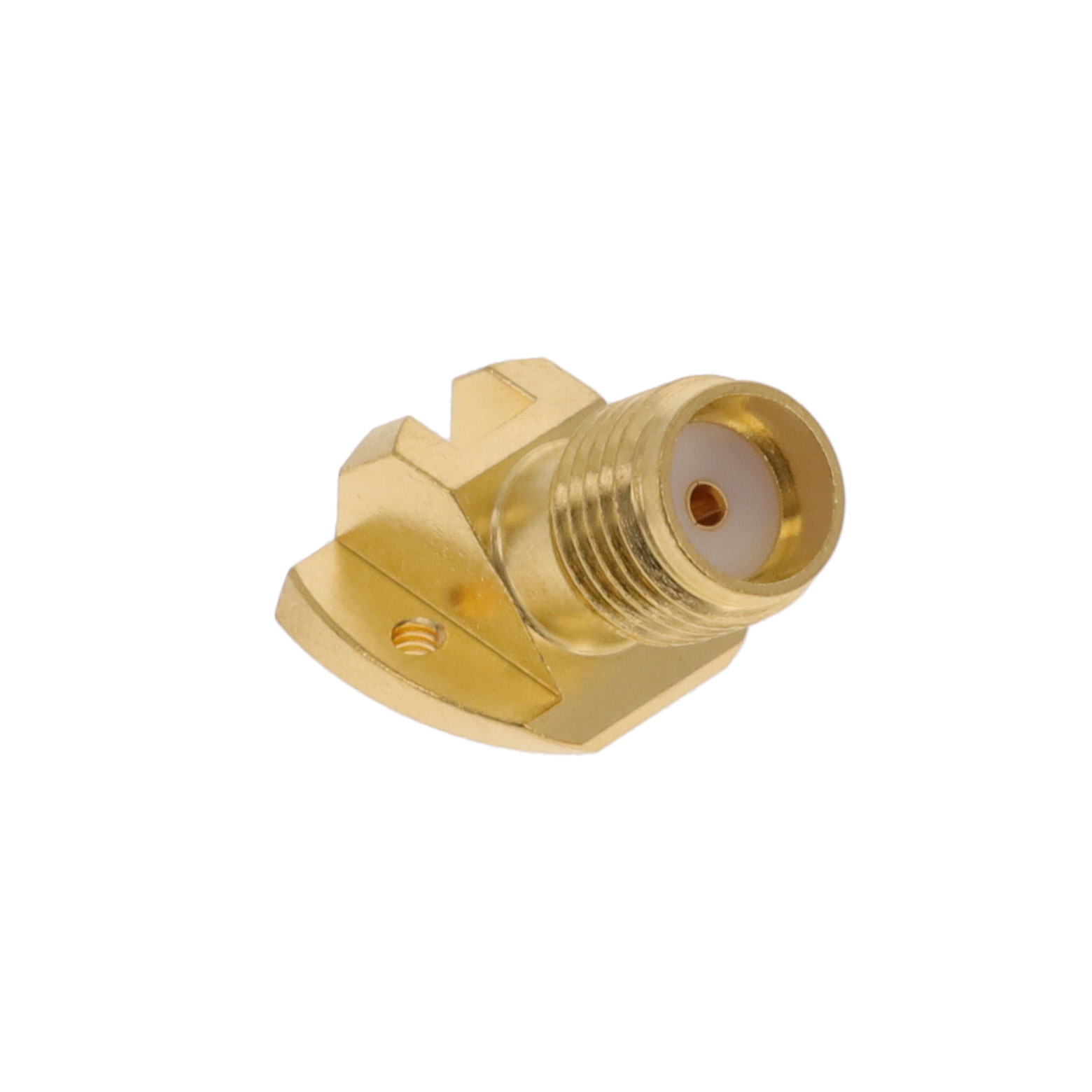 SMA JACK, 45 DEGREE, PCB MOUNT,
