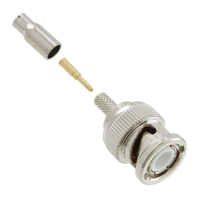 CONN BNC PLUG STR 50OHM CRIMP