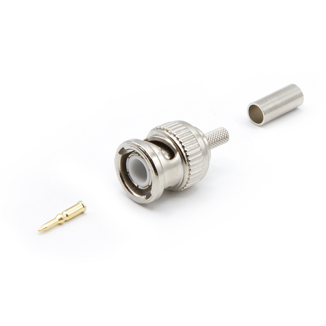 BNC MALE CRIMP FOR RG8218 10PK