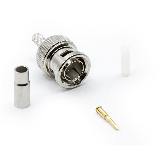 BNC MALE 4 PC CRIMP WITH D 10PK