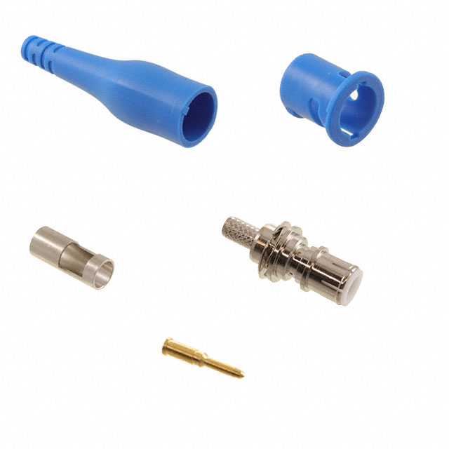 INSUL BNC (M) CONNCTR/50 OHM BLU
