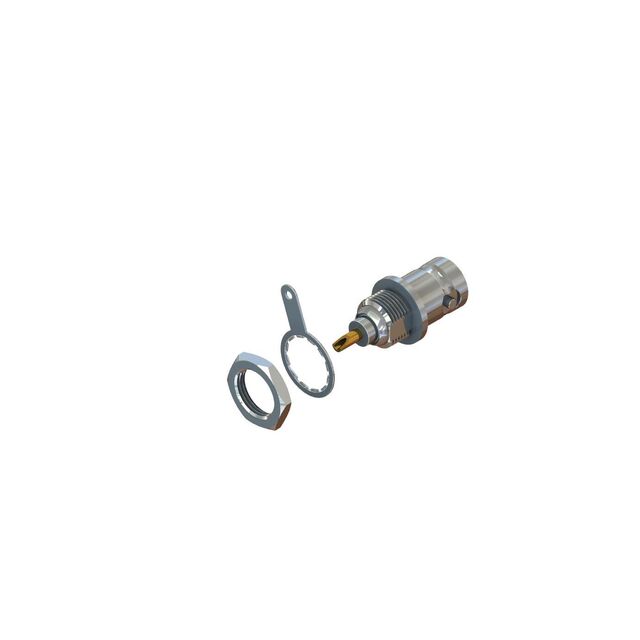 CONN BNC F BULKHEAD W/SOLDER CUP