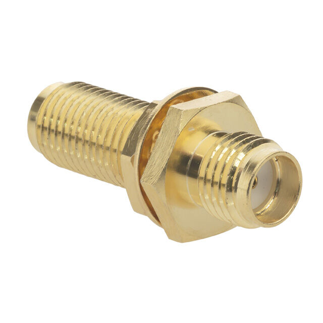 ADAPTOR, SMA JACK TO SMA BULKHEA