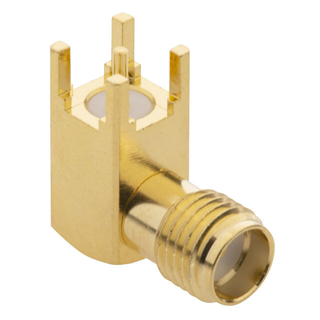 SMA FEMALE RIGHT ANGLE PCB MOUNT