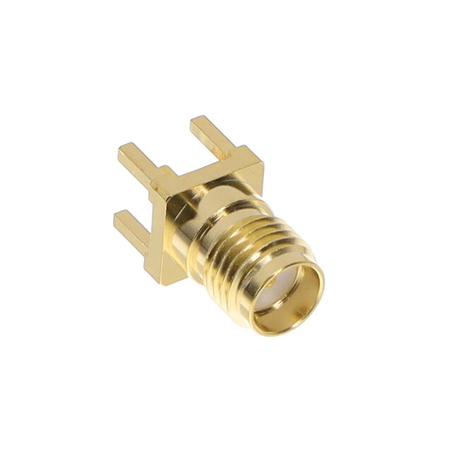SMA FEMALE VERTICAL PCB MOUNT W/