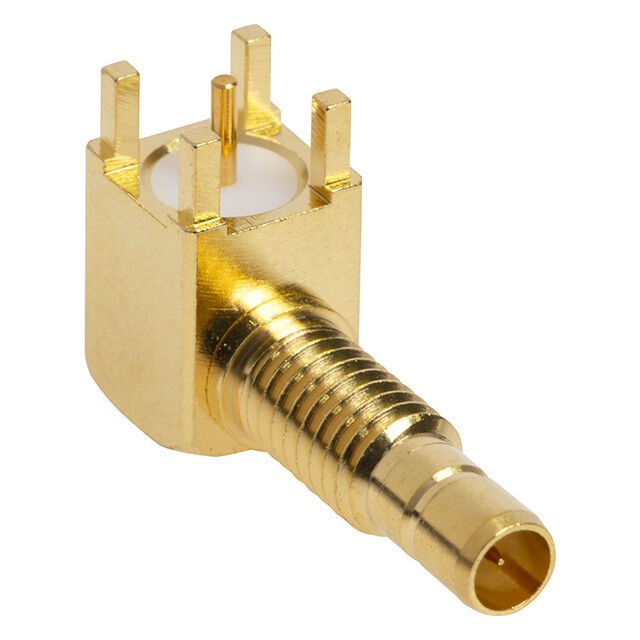 SMB MALE R/A BULKHEAD PCB MOUNTW