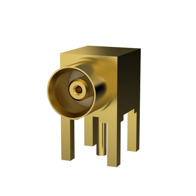 MCX(F)RA FOR PCB MOUNT AU PLATIN