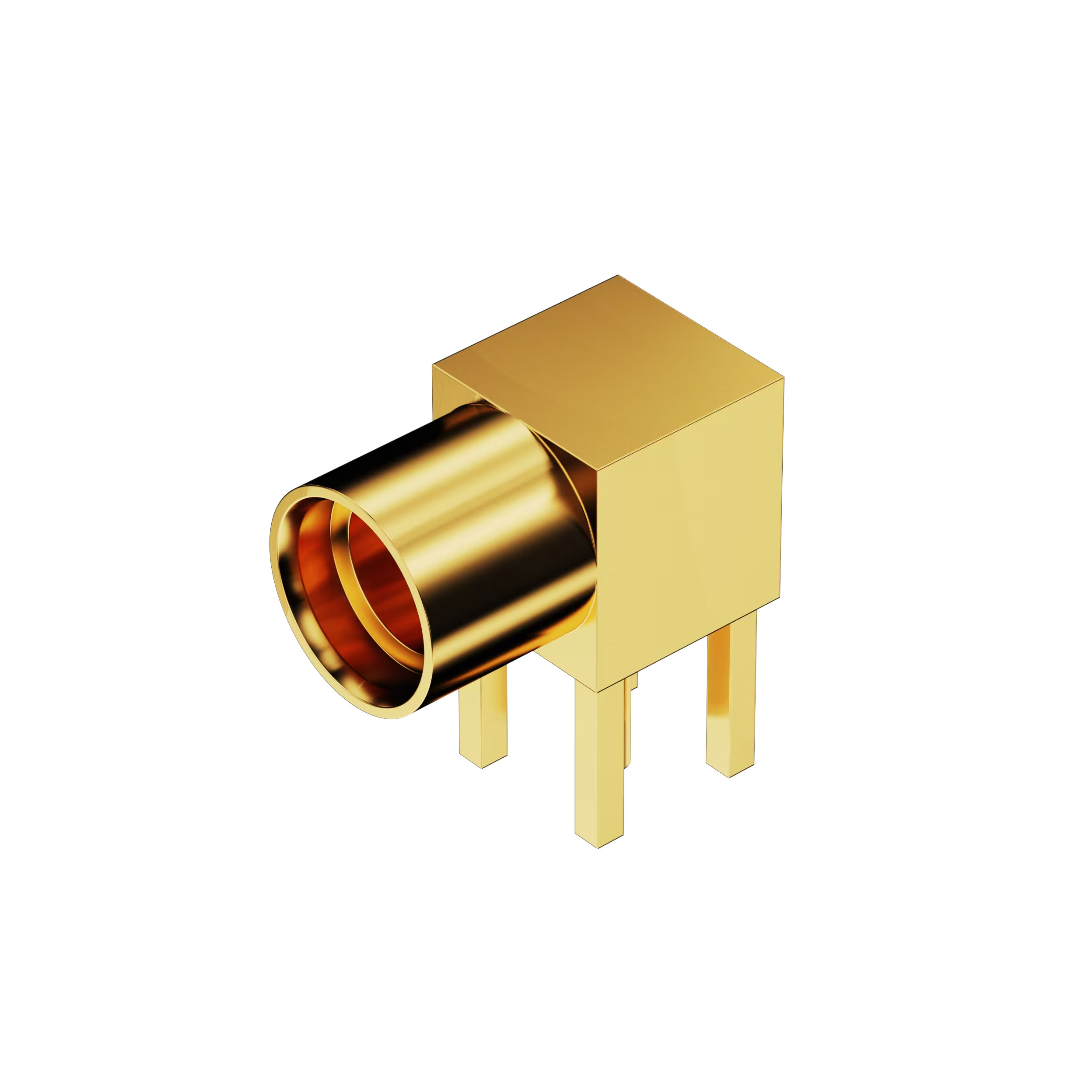 MMCX RIGHT ANGLE JACK PCB MOUNT-