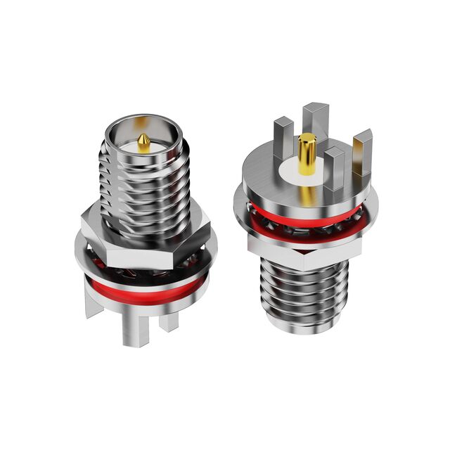 SMA HORIZONTAL JACK, REVERSE POL