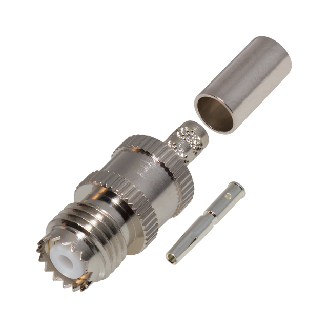 MUHF FEMALE CRIMP; 50 OHMS