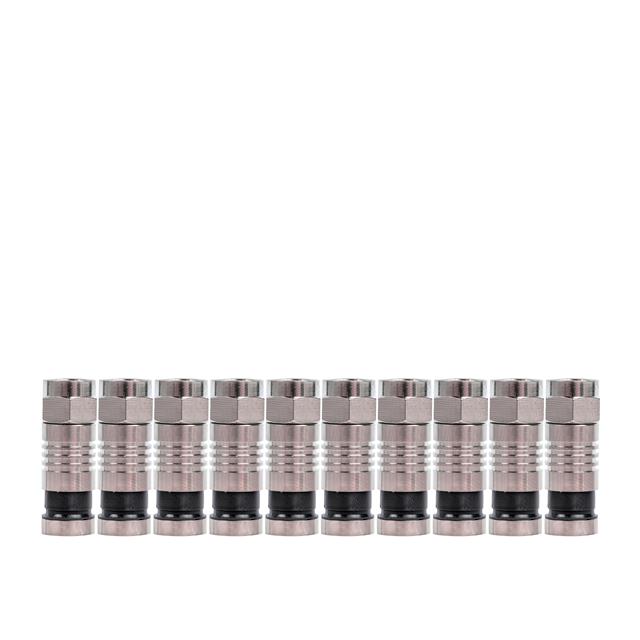 RG6 CONNECTORS (PACK OF 10)
