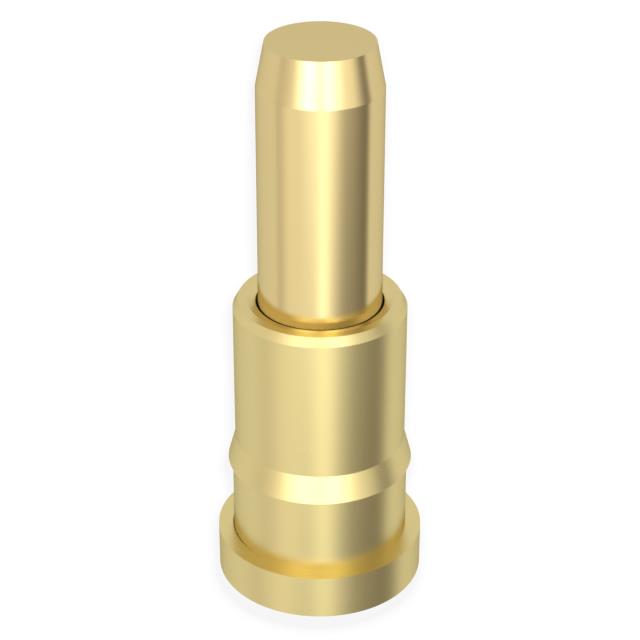 SMT SPRING-LOADED PIN WITH FLAT