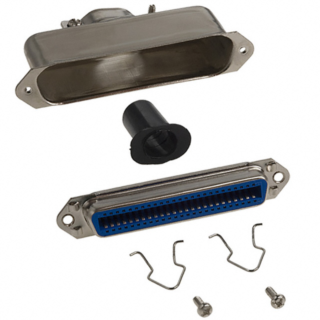 CONN SCSI RCPT 50P STR SLDR CUP