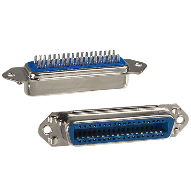 CONN SCSI RCPT 36P STR SLDR CUP