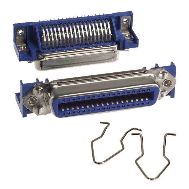 CONN SCSI RCPT 36POS R/A SOLDER