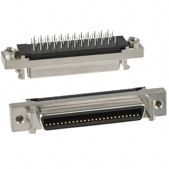 CONN MINI HD RCPT 50P PCB SOLDER