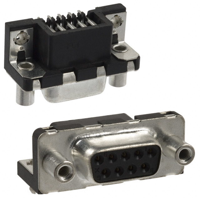 CONN D-SUB RCPT 9POS R/A SOLDER