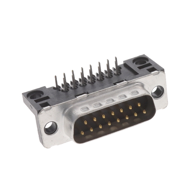 CONN D-SUB PLUG 15POS R/A SOLDER